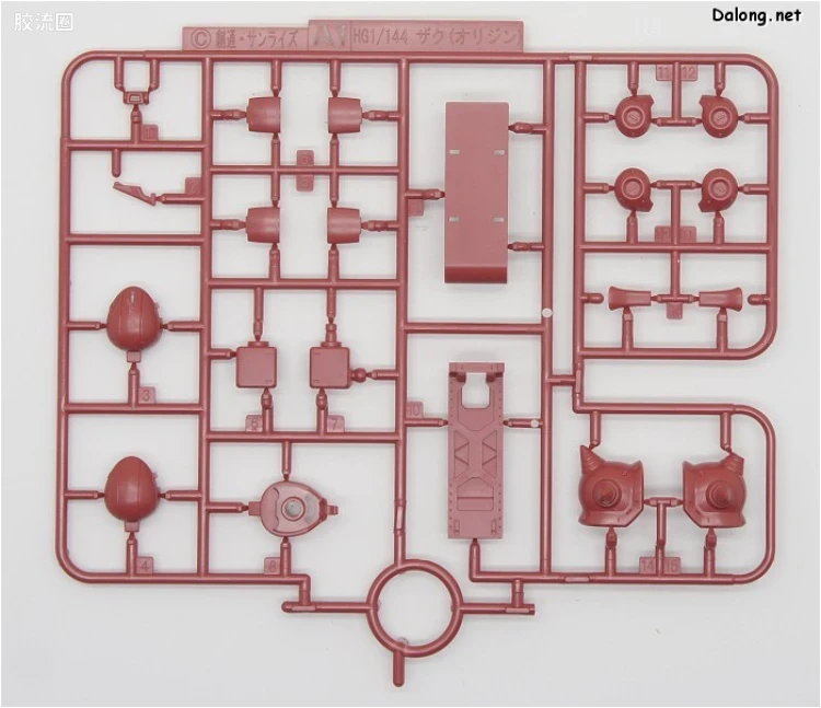 HG 高达The Origin 普通版 MS-06S 夏亚专用扎古II 红色彗星Ver. - 图片